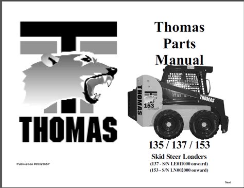 thomas 135 skid steer|thomas 133 skid steer parts.